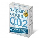   Sagami Original 0.02 Extra Lub, 3 