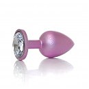    Jewellery Pearl Pink Plug Clear,  