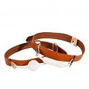      Lockink Ball-Gag & Gag-bite Set Brown