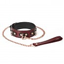     Liebe Seele Wine Red Collar and Leash, 3   