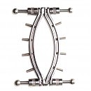    Master Series Spread Em Poker Vagina Clamp with Adjustable Pressure Screws, 