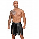  - Noir Handmade H053 Eco leather mens gladiator skirt, 