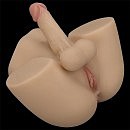 ����������� ����+������ � ������������ ����� Streetgirls Dual Motor Sensation Pulse With Dildo, 19,5 � 25,5 � 15 ��