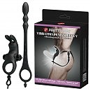      Pretty Love Vibration Penis Sleeve V Black, 10 