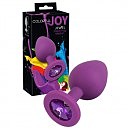   You2Toys Colorful Joy Jewel Purple Plug Medium  , 8  3,5 