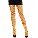   Leg Avenue Eyelet Net Tights Neon Orange One Size,  