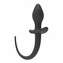     Erospace Wild Play Anal Plug With Tail C3 BLACK, 9  3,2 