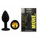 ������ �������� ������ EGZO Silicone Black Round Plug, �������, 7 � 2,8 ��