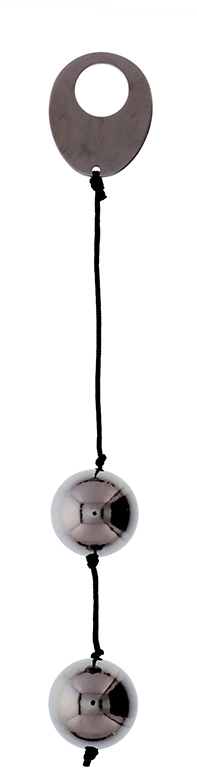   DOMINO METALLIC BALLS -CHROME BLACK, 3 