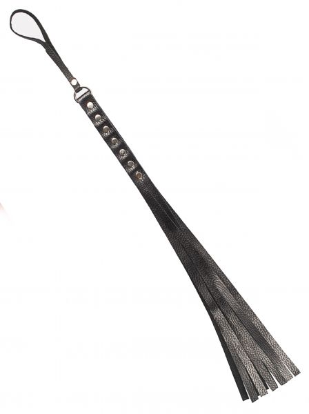   S&M Fancy Leather Floger Black