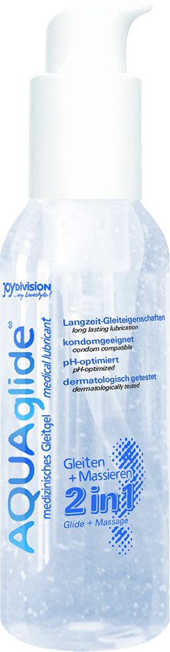  21,AQUAglide 2 in 1, Lubricant and massage gel, 125 