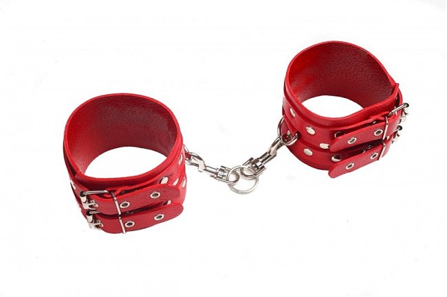  Leather Double Fix Leg Cuffs