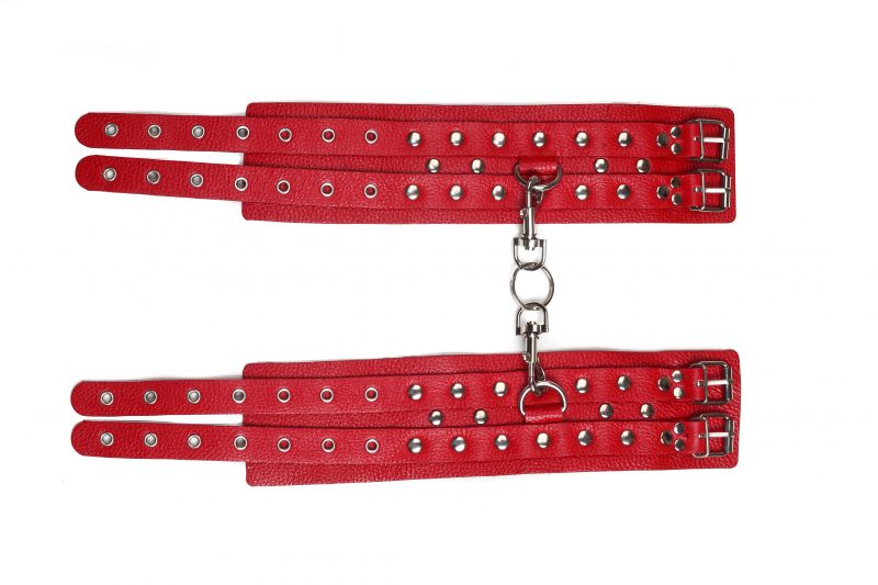  Leather Double Fix Leg Cuffs