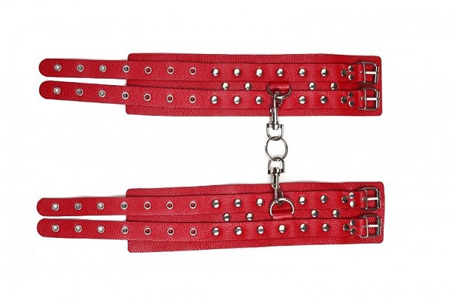  Leather Double Fix Leg Cuffs