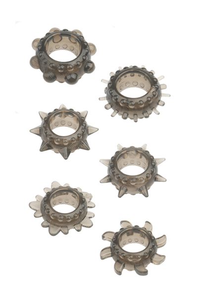   MENZSTUFF STRECHEABLE RING SET , 6 
