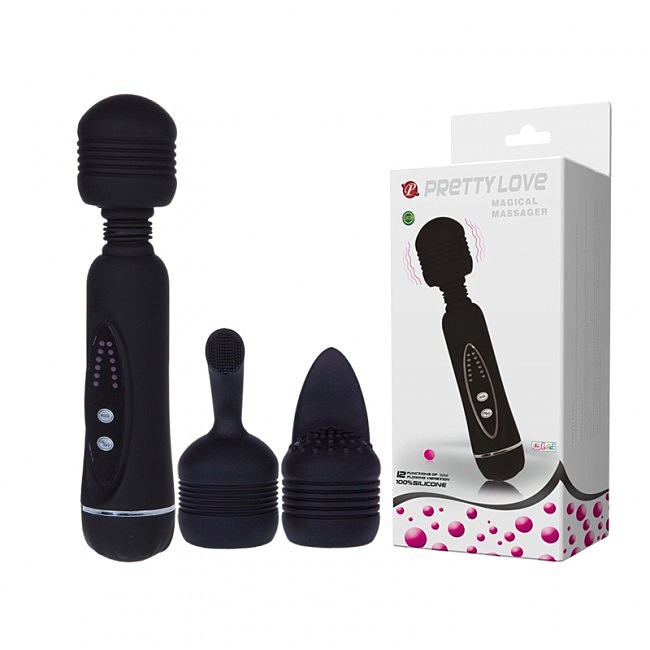  Hi-tech Pretty Love Magical Massager Black Vibro, 20  4,2 