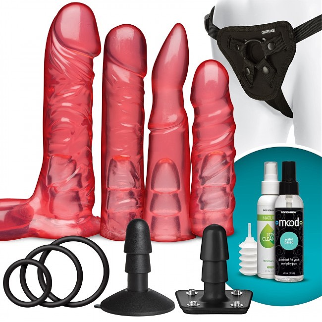   Doc Johnson Vac-U-Lock  Crystal Jellies Set