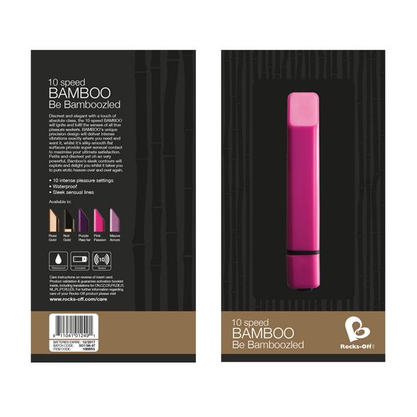  !   Rocks Off Bamboo  