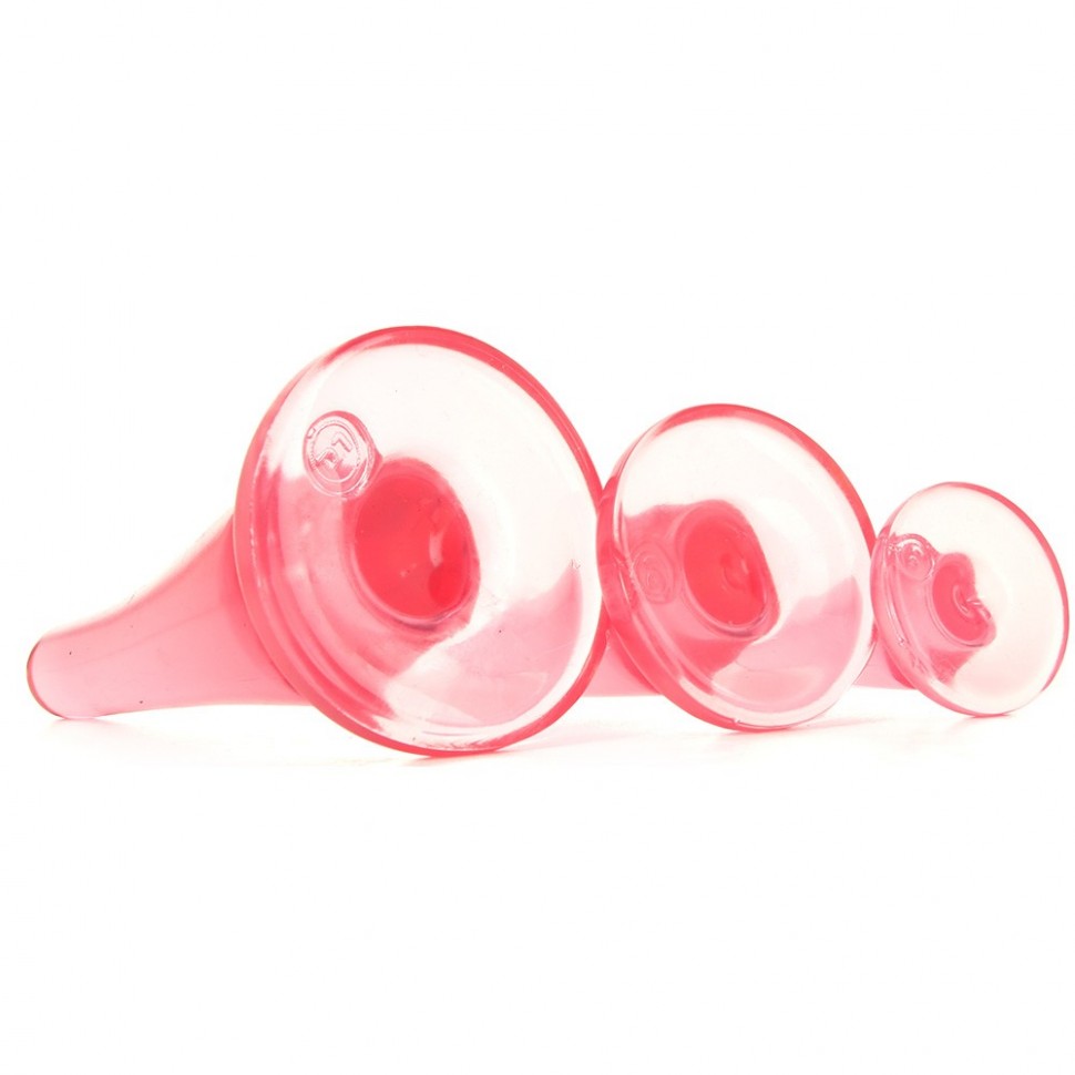    Doc Johnson Crystal Jellies Anal Initiation Kit — Pink
