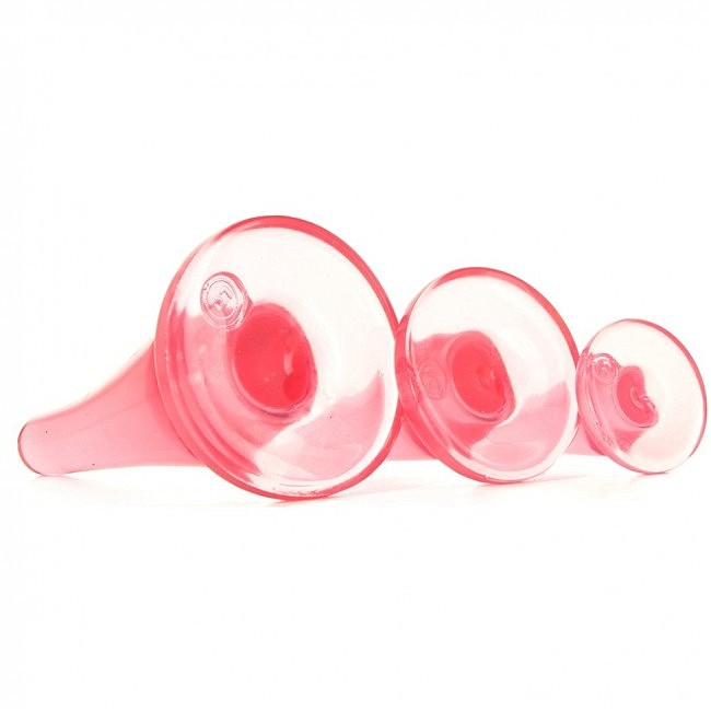    Doc Johnson Crystal Jellies Anal Initiation Kit — Pink