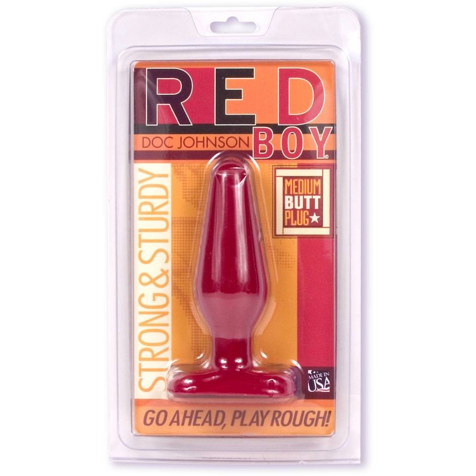   Doc Johnson Red Boy — Medium 5.5 Inch,