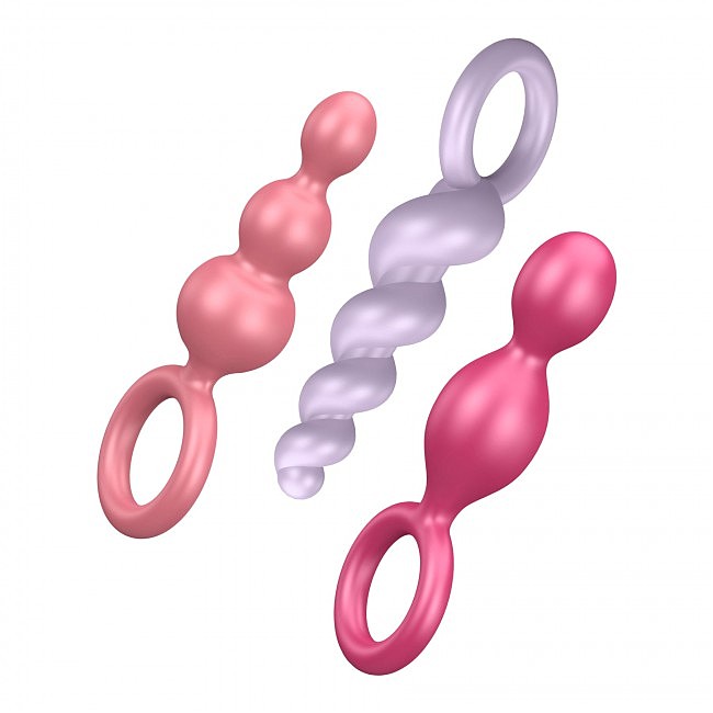     Satisfyer Plugs colored (set of 3)