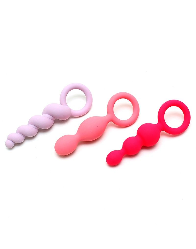     Satisfyer Plugs colored (set of 3)