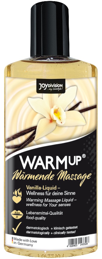 WARMup Vanilla, 150 ml bottle