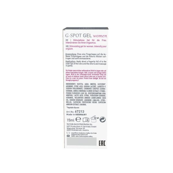     G Shiatsu G-Spot Gel, 15 