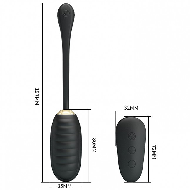  — Pretty Love Doreen Remote Control Vibrating Love Egg