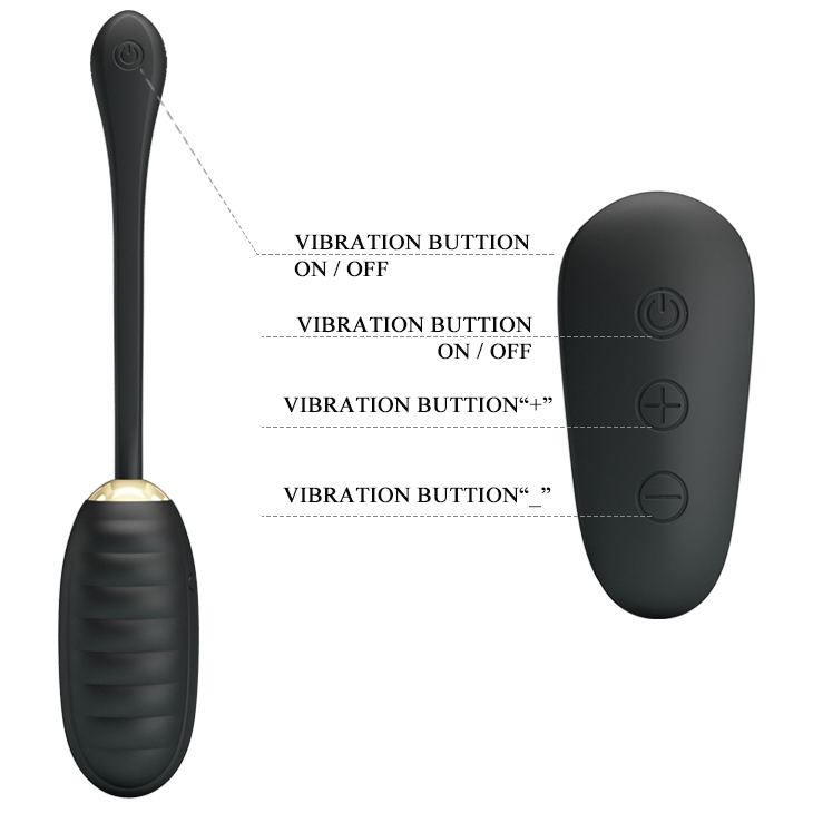  — Pretty Love Doreen Remote Control Vibrating Love Egg