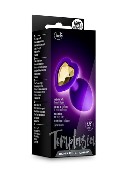 Blush —   TEMPTASIA BLING PLUG LARGE PURPLE (T331312)
