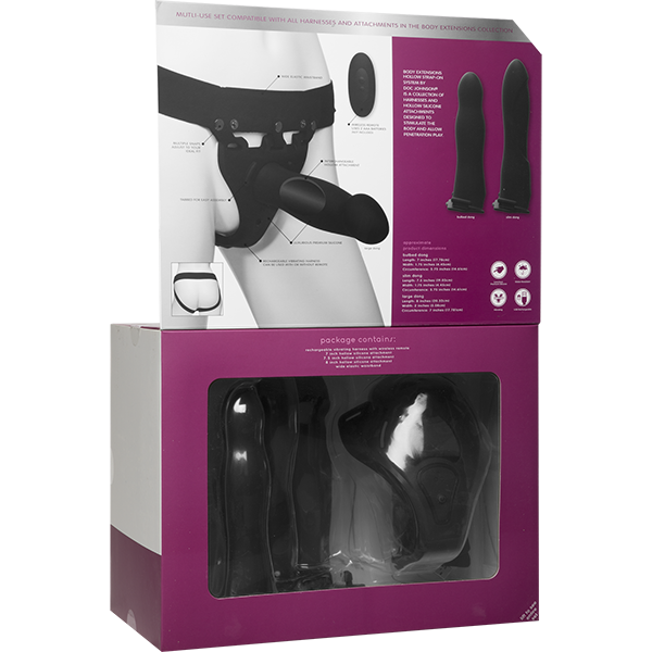      Doc Johnson Body Extensions — BE Naughty — Black