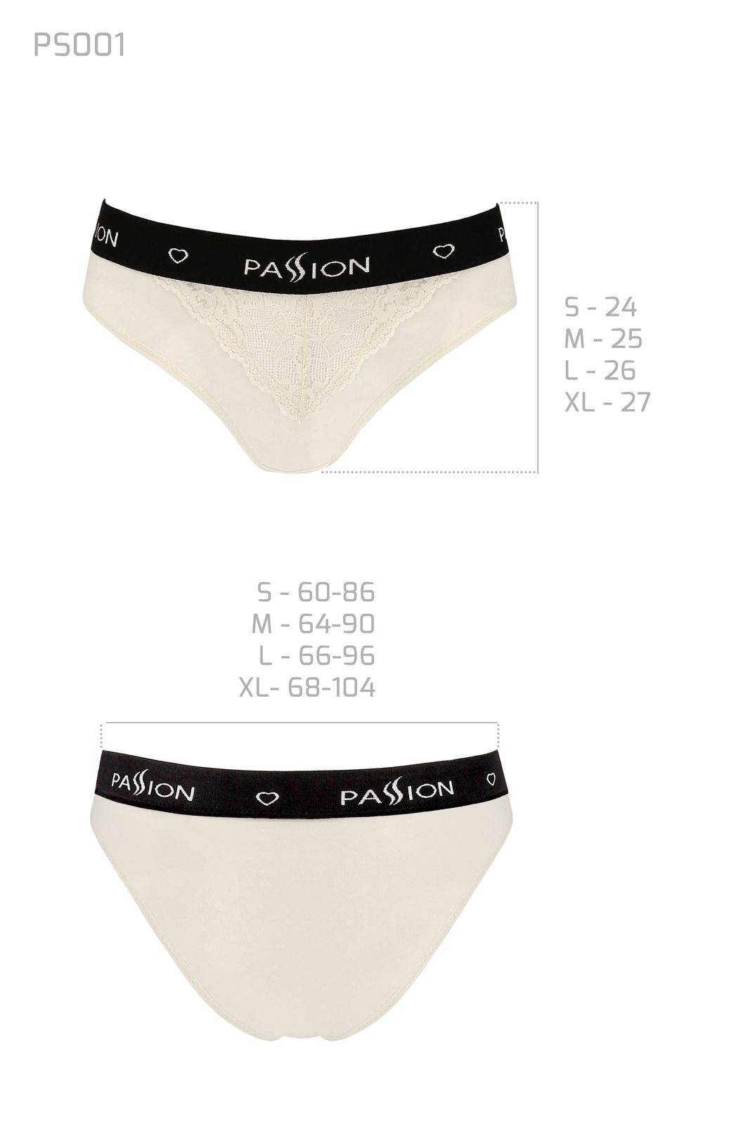 Passion PS001 PANTIES ecru