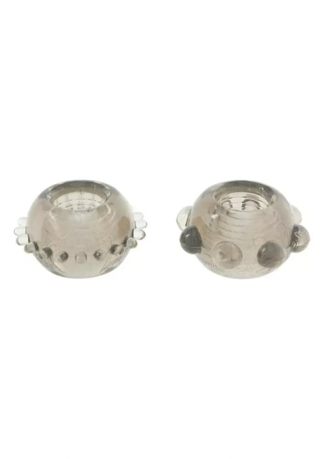 POWER STRETCHY RINGS BLACK 2PC