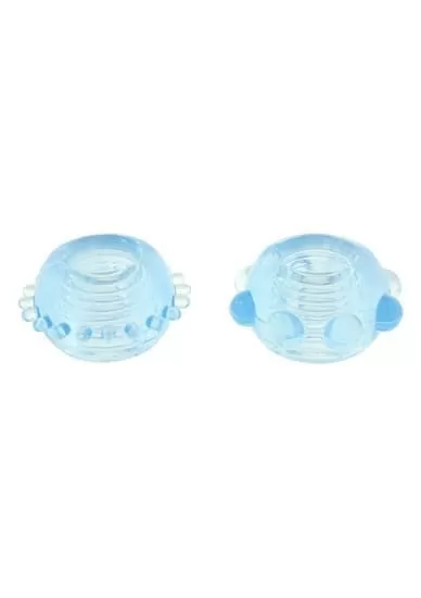 POWER STRETCHY RINGS BLACK 2PC