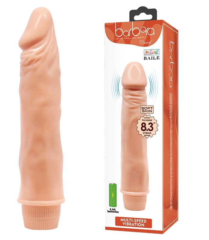  BARBARA Dwarf DILDO VIBRATOR, BW-001050R
