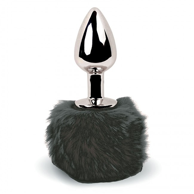 	  FeelzToys — Bunny Tails Butt Plug Black