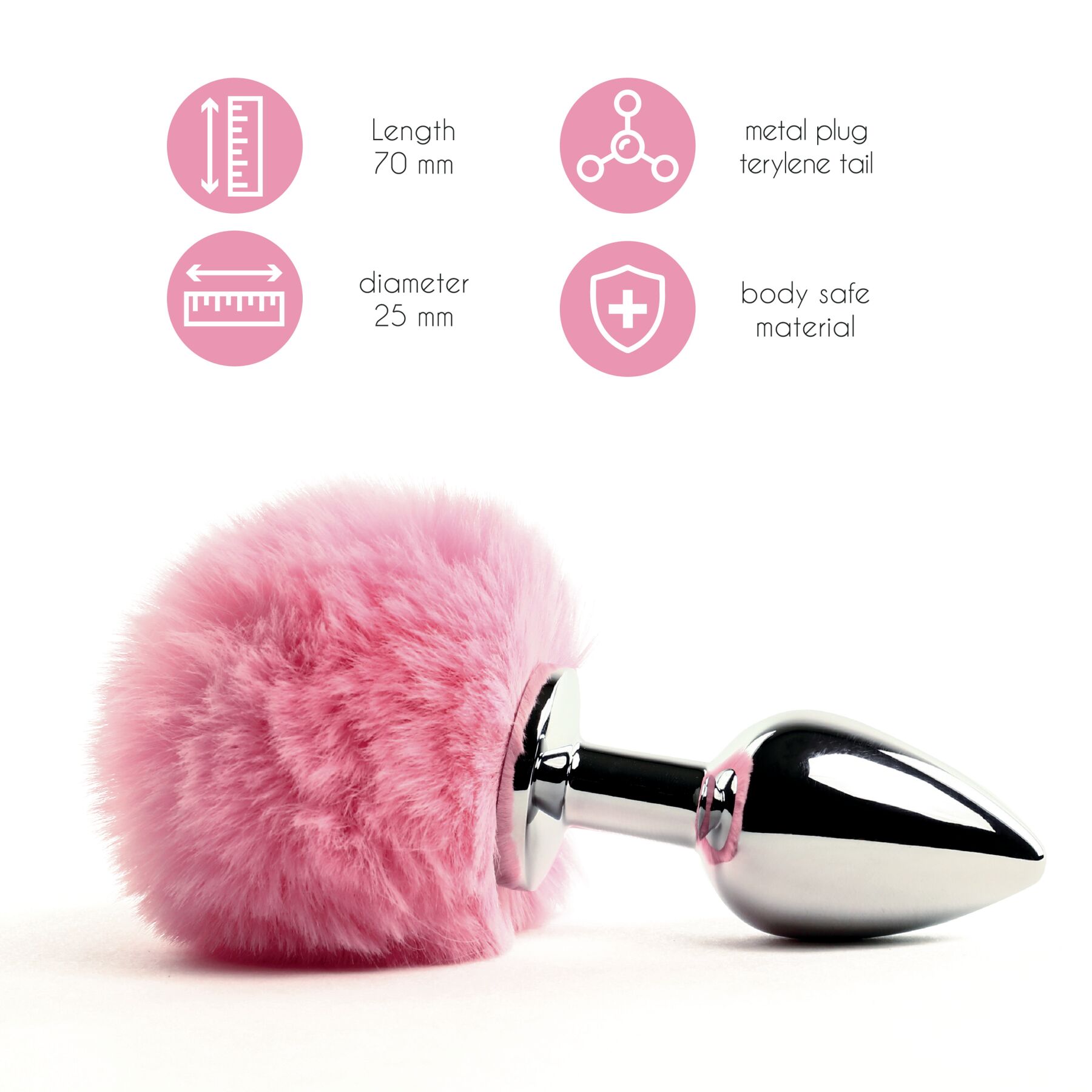   FeelzToys — Bunny Tails Butt Plug
