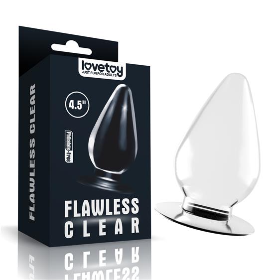 ������� ������ &mdash; 4.5' Flawless Clear Anal Plug Clear