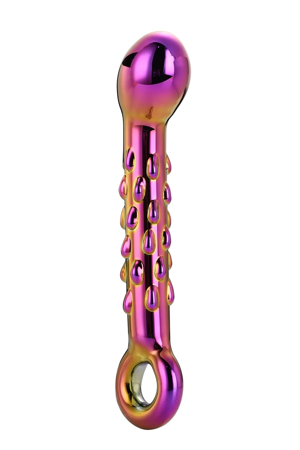 DT21833 ���������� ������������� Dream Toys GLAMOUR GLASS RIBBED G-SPOT DILDO