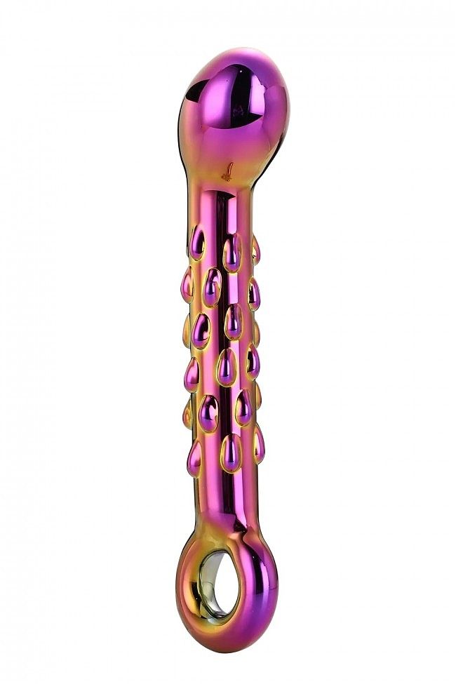 DT21833 ���������� ������������� Dream Toys GLAMOUR GLASS RIBBED G-SPOT DILDO