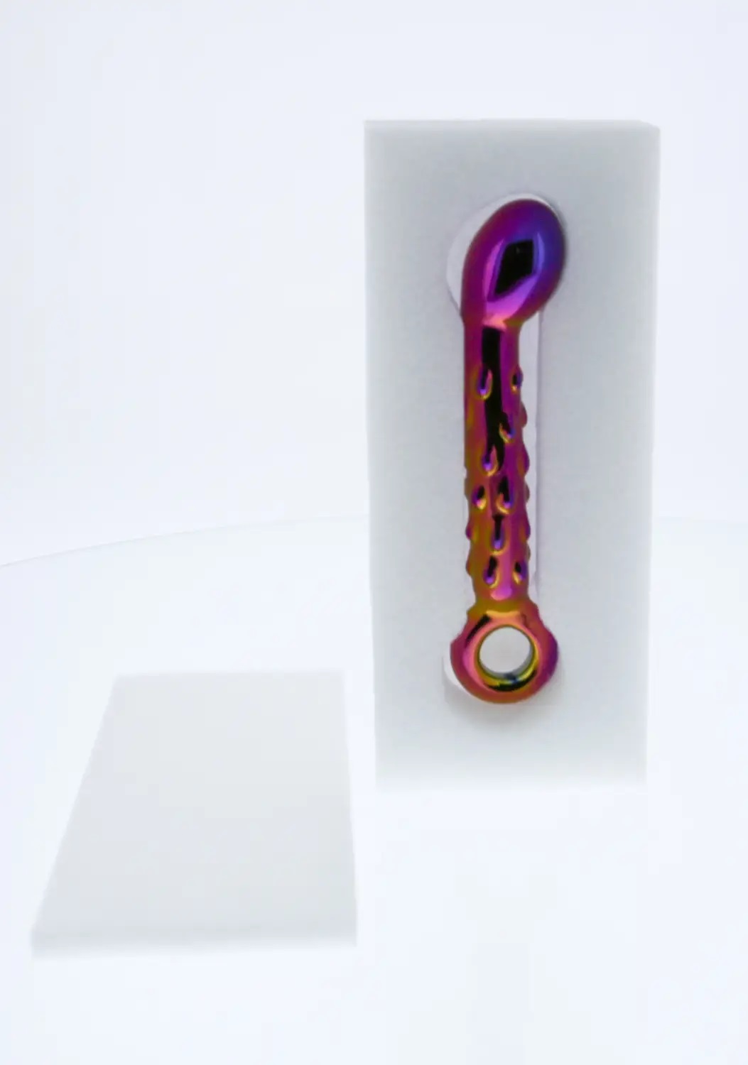 DT21833 ���������� ������������� Dream Toys GLAMOUR GLASS RIBBED G-SPOT DILDO