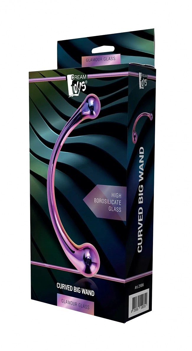 DT21835 ��������� ���������� ������������� Dream Toys GLAMOUR GLASS CURVED WAND