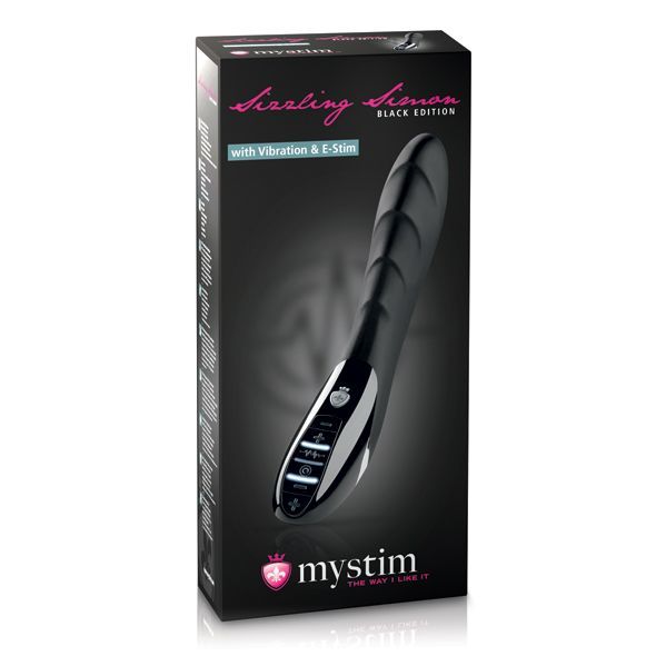    Mystim Sizzling Simon eStim Black