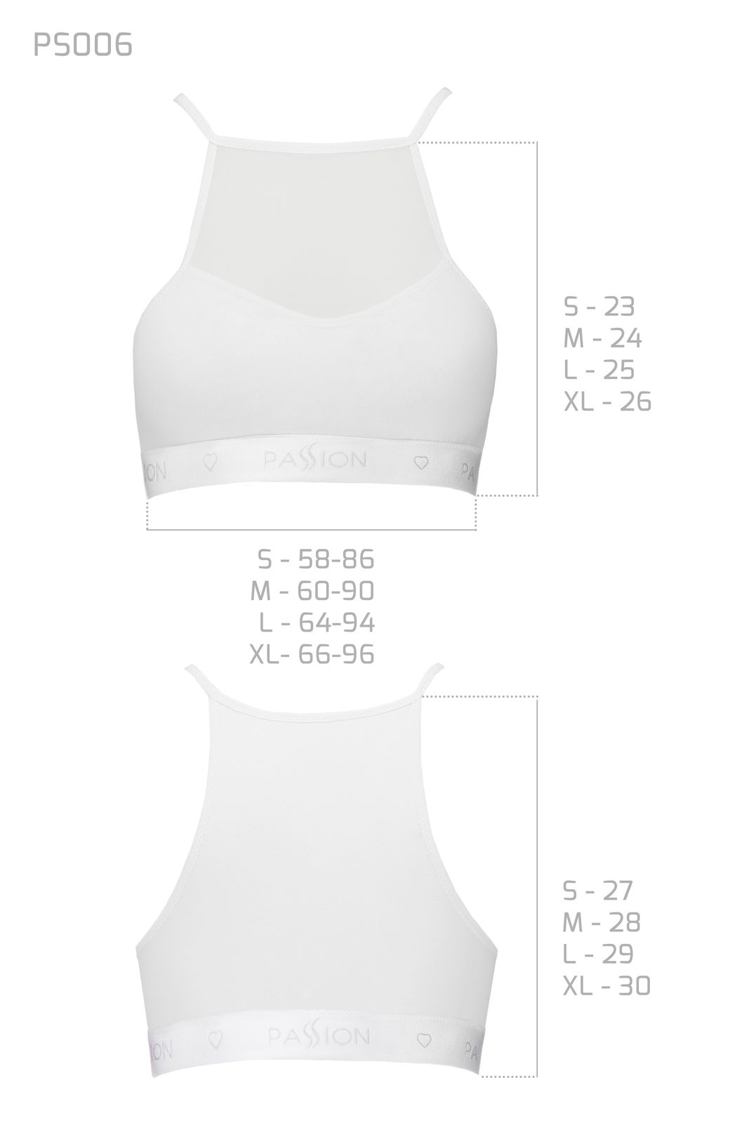 PS006 TOP white