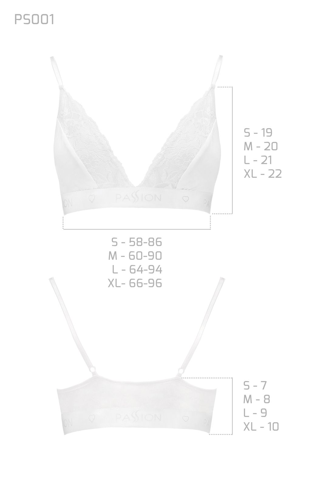 Passion PS001 TOP white