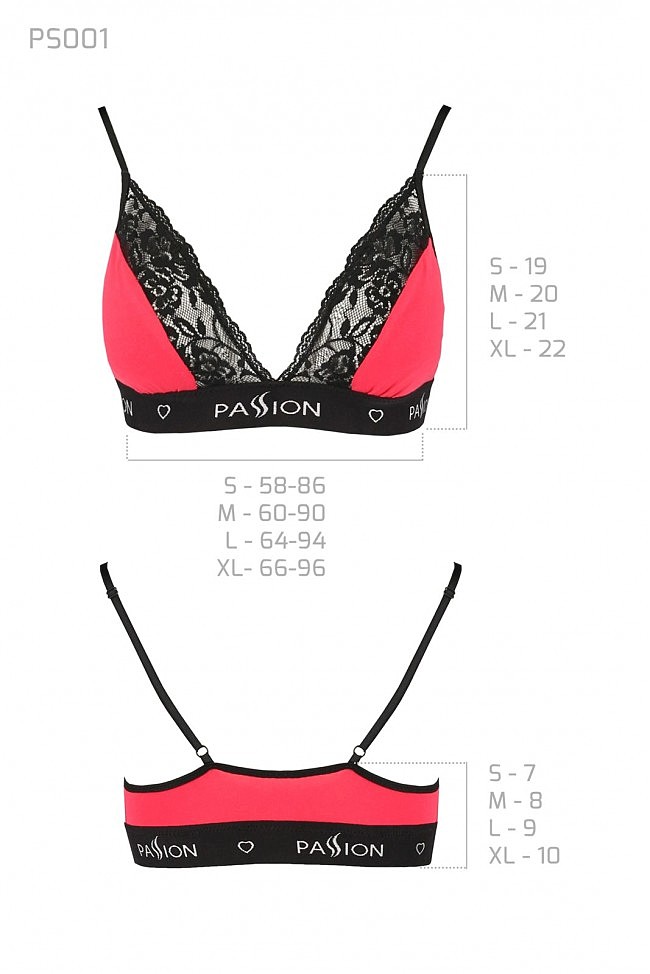 Passion PS001 TOP red-black