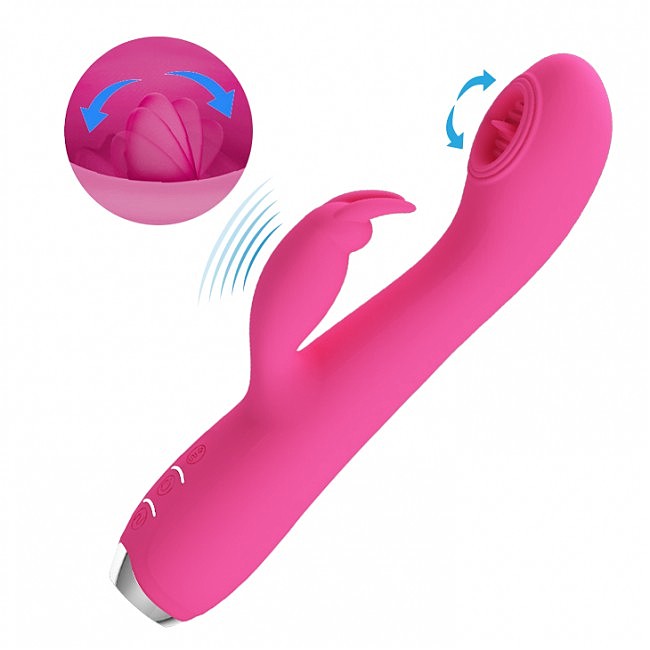 Pretty Love Rachel Licking Vibrator