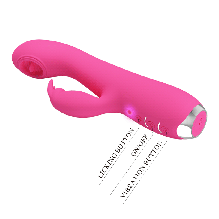 Pretty Love Rachel Licking Vibrator